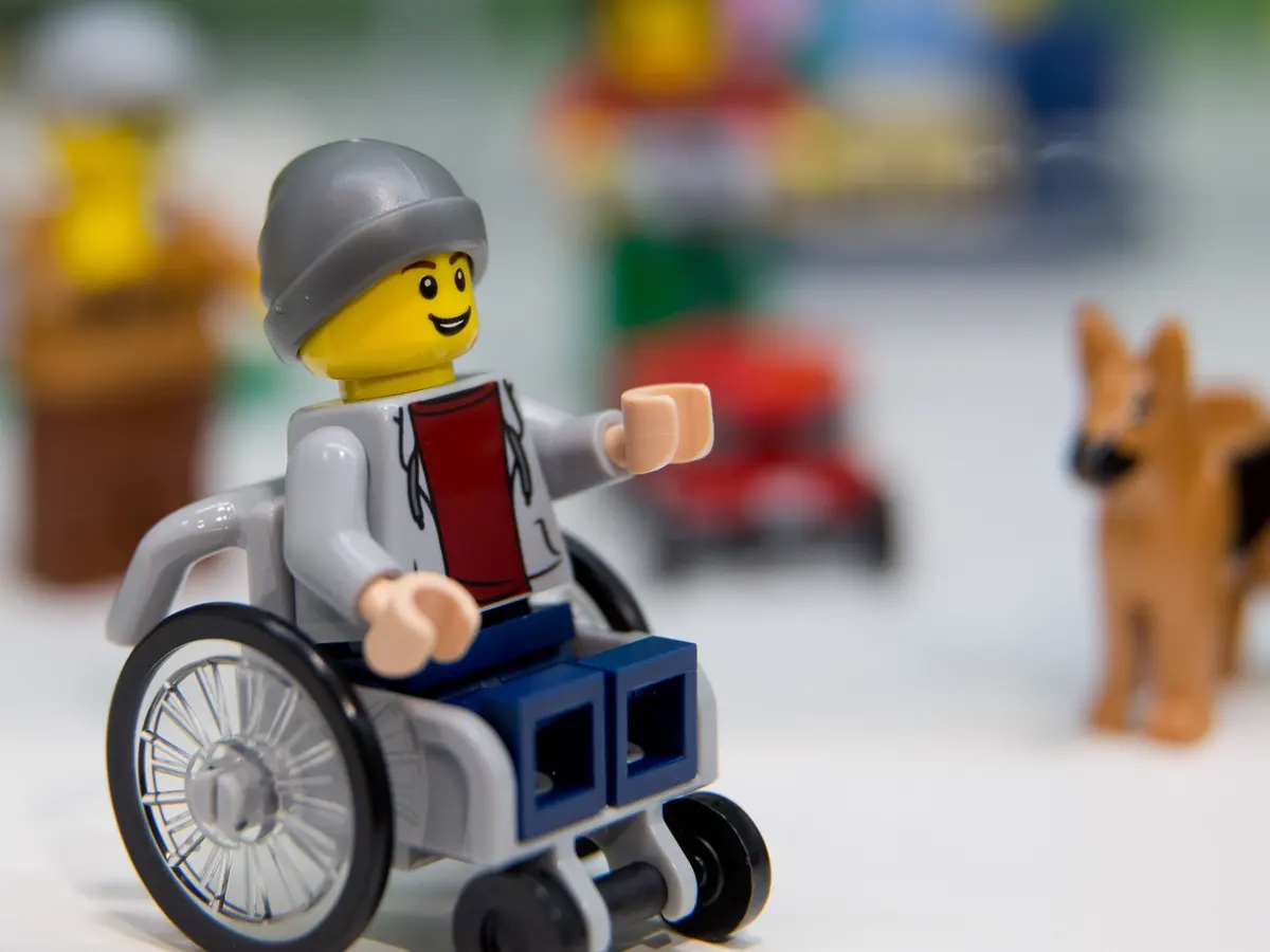 lego wheelchair